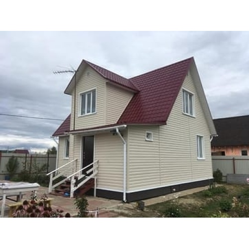 Сайдинг Premium, Корабельный брус, сливки