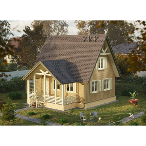 Сайдинг Premium, Корабельный брус, капучино