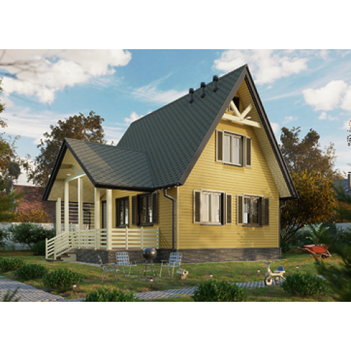 Сайдинг Premium, Корабельный брус, карамель
