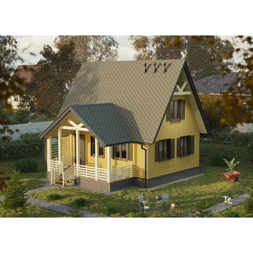 Сайдинг Premium, Корабельный брус, карамель