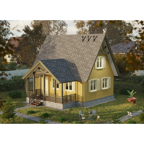Сайдинг Premium, Блок-Хаус, карамель