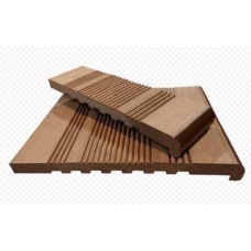 Ступень полнотелая ECODECK 345*23, 5*4000 мм, за м.п., Коричневый