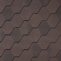 Гибкая черепица QUIET TILE Rombica (Коричневый)
