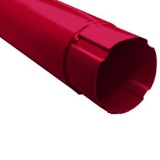 Круглая труба соединительная, L 1м Grand Line (Красный)