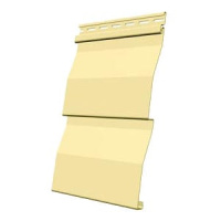 Виниловый сайдинг Standard, Корабельный брус D4.5DL (Лимон)
