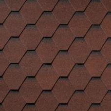 Гибкая черепица QUIET TILE Shadow (Карминно красный)
