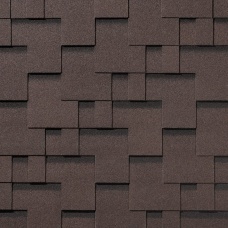 Гибкая черепица QUIET TILE Gallery (Каштан)