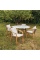 Кресло деревянное с подушками Tagliamento Pablito