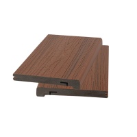 Ступень/облицовочная доска МАССИВ co-extrusion 20*176*3200/4000/5800мм 3D текстура дерева PREMIUM, м.пог., Песочный