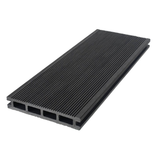 Террасная доска двухсторонняя антрацит TalverWood 3D 150*25мм (3 м) 3D текстура дерева, м.пог