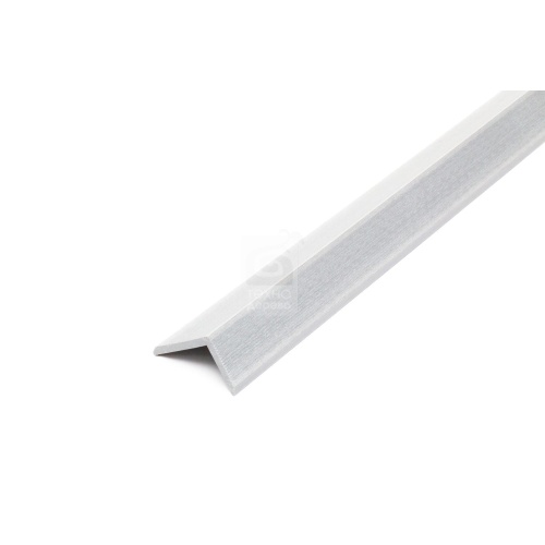 Уголок AISTONE 46*66*4000мм из МПК (микровельвет), за м.пог, Серый