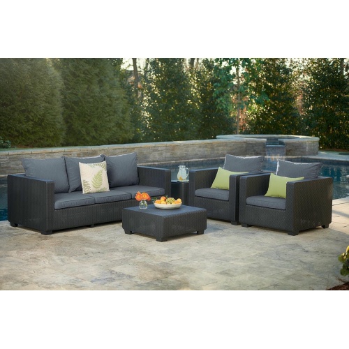 Трёхместный диван Salta 3 Sofa, Графит