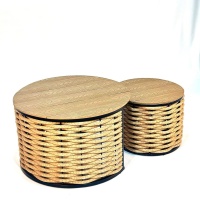Стол DeckWOOD Dual D 78cм, h 45см, Чёрный