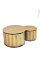 Стол DeckWOOD Dual D 78cм, h 45см, Чёрный