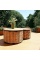 Стол DeckWOOD Dual D 78cм, h 45см, Белый