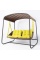 Плетеный диван Sky Bed Lite 2000 х1800м х1450мм светло-зеленый