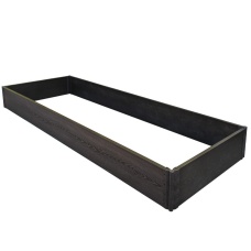 Грядка Eco AIWood из ДПК 3*1 м (пластиковые шарниры), 270 мм