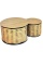 Стол DeckWOOD Dual D 78cм, h 45см, Чёрный