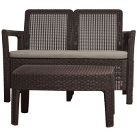 Диван Тарифа + столик (Tarifa sofa + Table) Коричневый