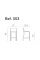 Стул пластиковый полубарный Nardi Trill Stool Mini