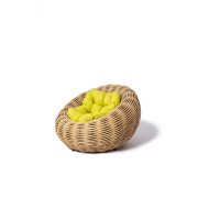 Плетеное кресло DeckWOOD Nest темно-зеленый