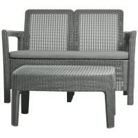 Диван Тарифа + столик (Tarifa sofa + Table) Серый
