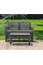 Диван Тарифа + столик (Tarifa sofa + Table) Коричневый