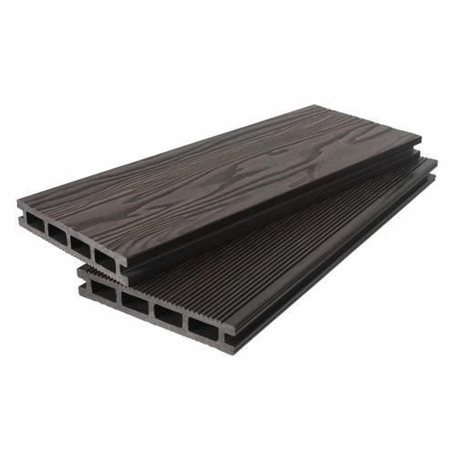 Террасная доска двухсторонняя венге TalverWood 3D 150*25 мм (3/4/6 м) вельвет, м.пог