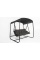 Плетеный диван Sky Bed Lite 2000 х1800м х1450мм черный