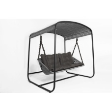 Плетеный диван Sky Bed Lite 2000 х1800м х1450мм серый