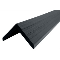 Уголок ДПК 50*50*3000/4000 мм для стеновой панели NauticPrime, м.пог, Тёмно-серый, 3м
