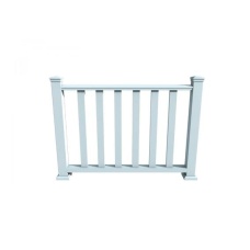 Ограждение из ДПК CO-EXTRUSION 101х960х1550мм NUSADUA (с одним столбом на 101мм), Grey dark