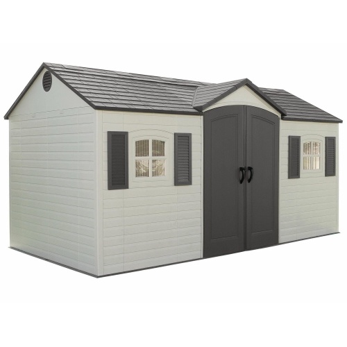 Пластиковый сарай LifeTime 15'x8' (внутри по полу 10,1 кв.м.)