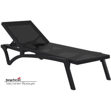 Шезлонг-лежак пластиковый Siesta Contract Pacific