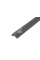 Уголок AISTONE 46*66*4000мм из МПК (микровельвет), за м.пог, Антрацит