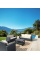 Диван пластиковый плетеный двухместный с подушками Siesta Contract Monaco Lounge