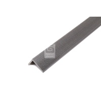 Уголок AISTONE 46*66*4000мм из МПК (микровельвет), за м.пог, Графит