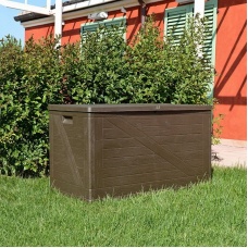 Сундук пластиковый 420 л TOOMAX WOOD LINE коричневый