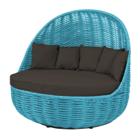 Диван Grand Nest д/в/ш/ 144х130х136см голубой