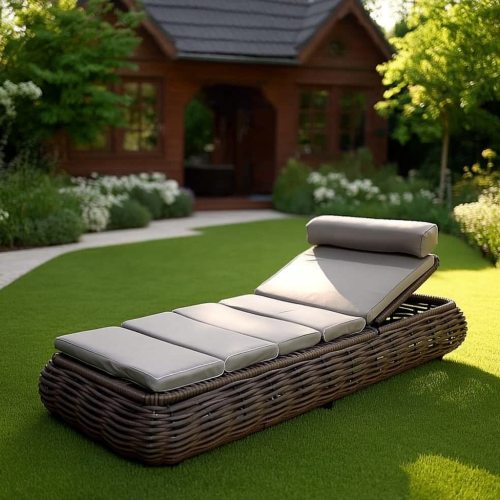 Шезлолнг напольный DeckWOOD Sun pool 2060х910х300мм коричневый