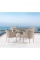 Комплект плетеной мебели T190B/Y350A-W85-90x90 Latte 4Pcs