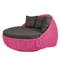 Диван-кровать Nestbed с откидным верхом д/ш/в/ 180х180х105см розовый