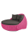 Диван-кровать Nestbed с откидным верхом д/ш/в/ 180х180х105см розовый
