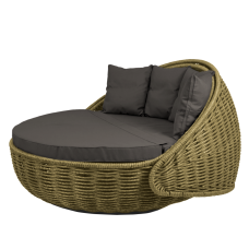 Диван-кровать Nestbed с откидным верхом д/ш/в/ 180х180х105см темно-зеленый