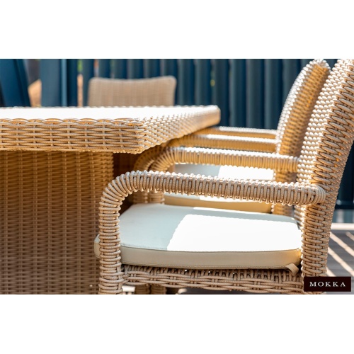Комплект плетеной мебели MOKKA БЕЛЛА ЛАУНЖ / BELLA LOUNGE, соломенный