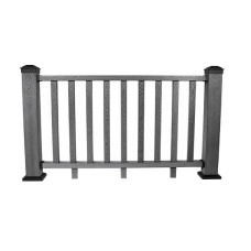 Ограждение из ДПК 3D WOOD 125х960х1575мм (с одним столбом на 100мм) SINGARAJA