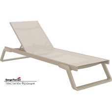 Шезлонг-лежак металлический Siesta Contract Tropic