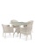 Комплект плетеной мебели T190B/Y350A-W85-90x90 Latte 4Pcs