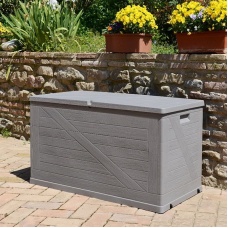 Сундук пластиковый 420 л TOOMAX WOOD LINE серый