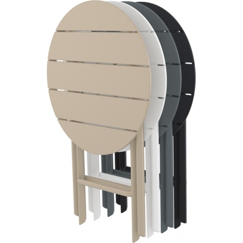 Стол пластиковый складной Siesta Contract Helen Folding Table Ø60
